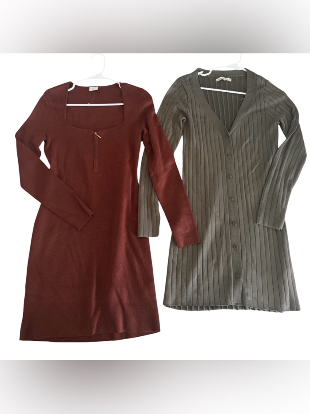 Abercrombie & Fitch set of 2 sweater dress women’s size medium NEW